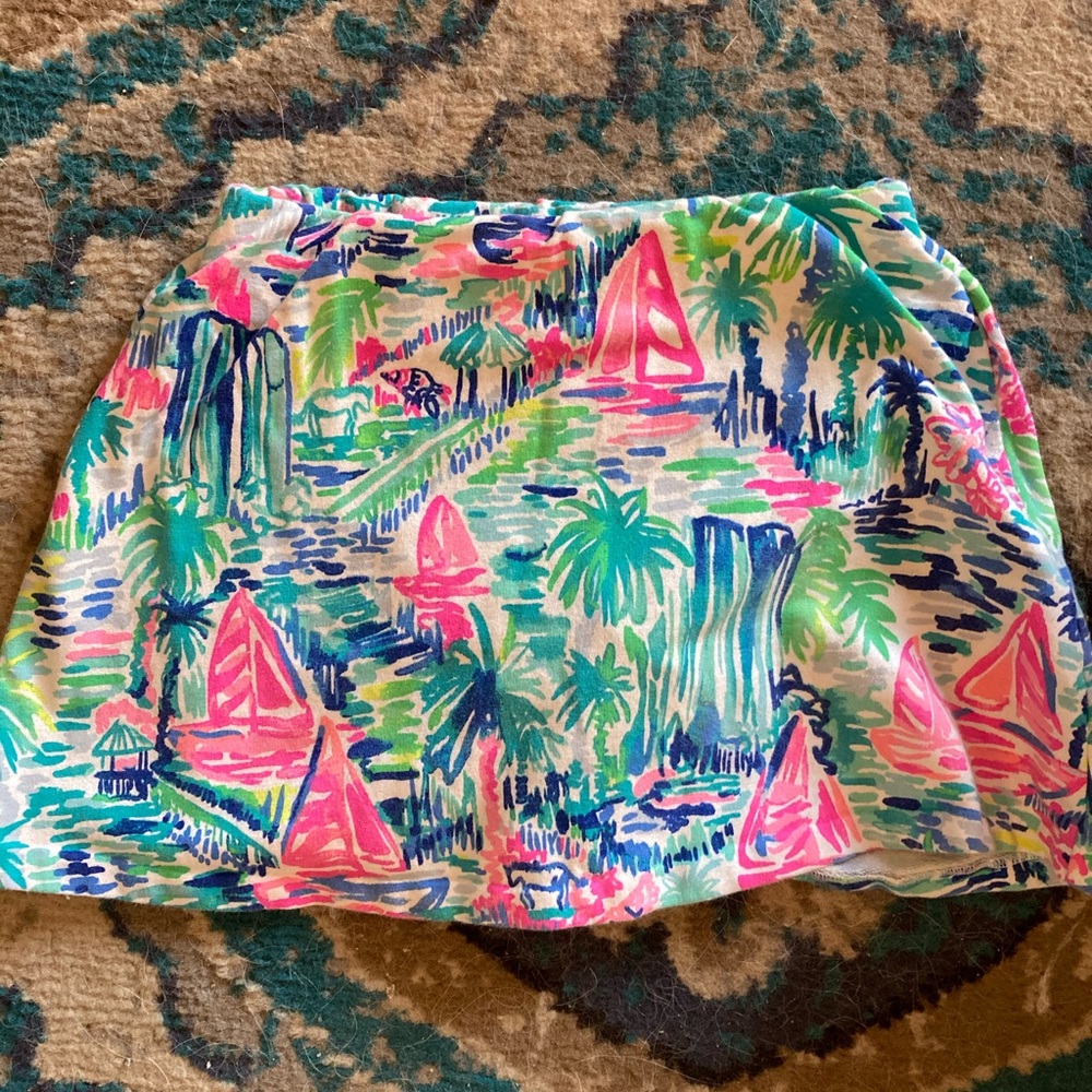 Lilly Pulitzer stretchy cotton skort XXS used
